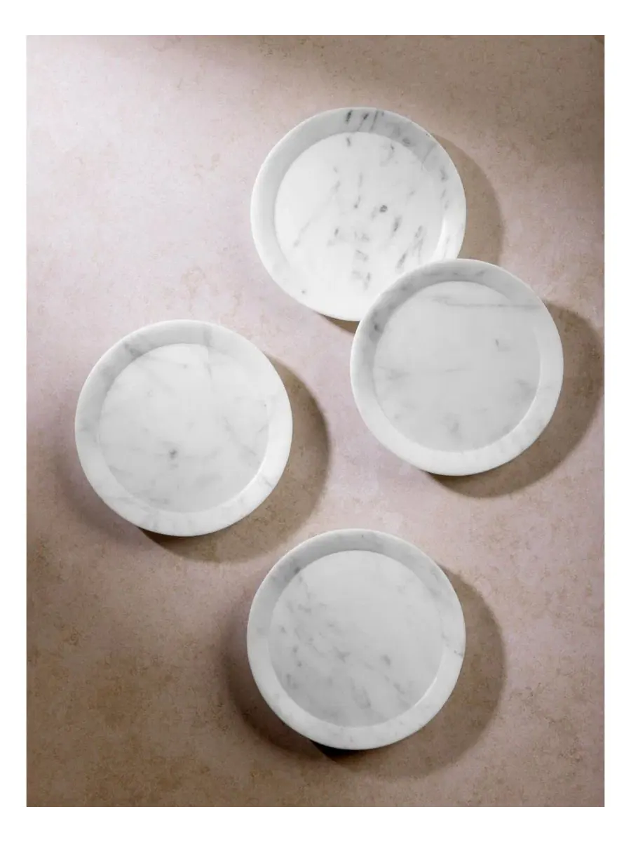 Набор подстаканников из мрамора Paloma Coasters GAURI KOHLI