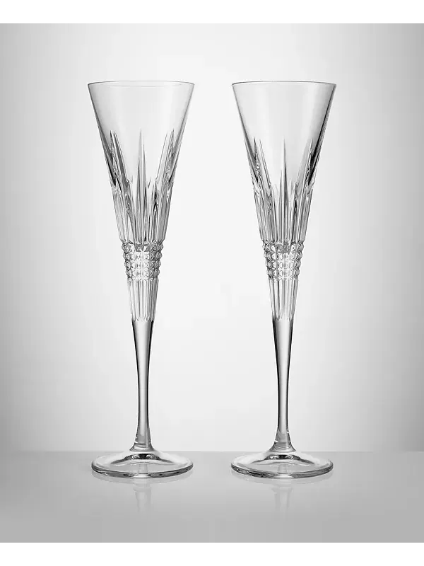 Фужеры для тостов Lismore Diamond, 5,5 унций, набор из 2 шт. Waterford — изображение 4 из 4, прозрачный