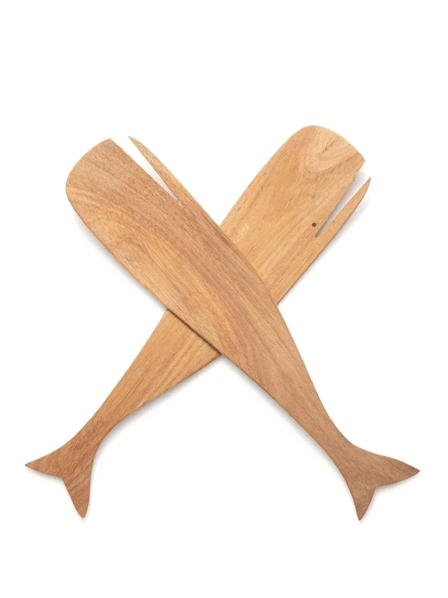 Набор из 2 салатных ложек Acacia Whale Ironwood, дерево