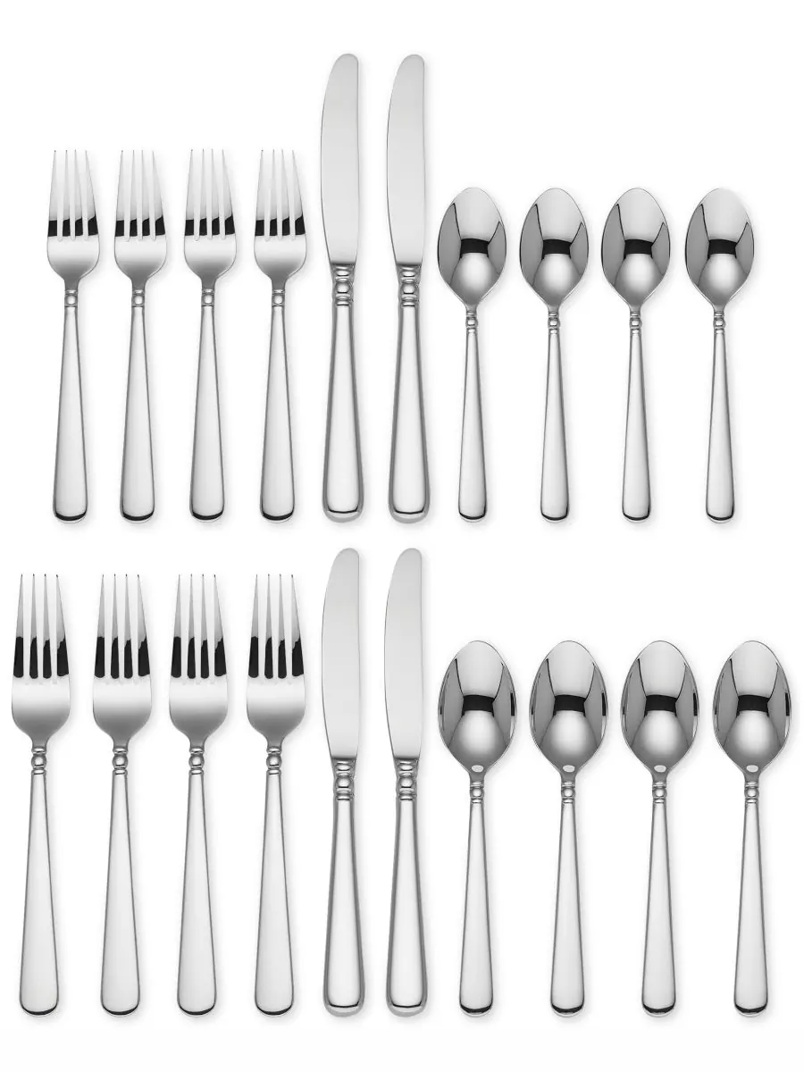 Набор столовых приборов Pearl Platinum из 20 предметов, на 4 персоны Lenox