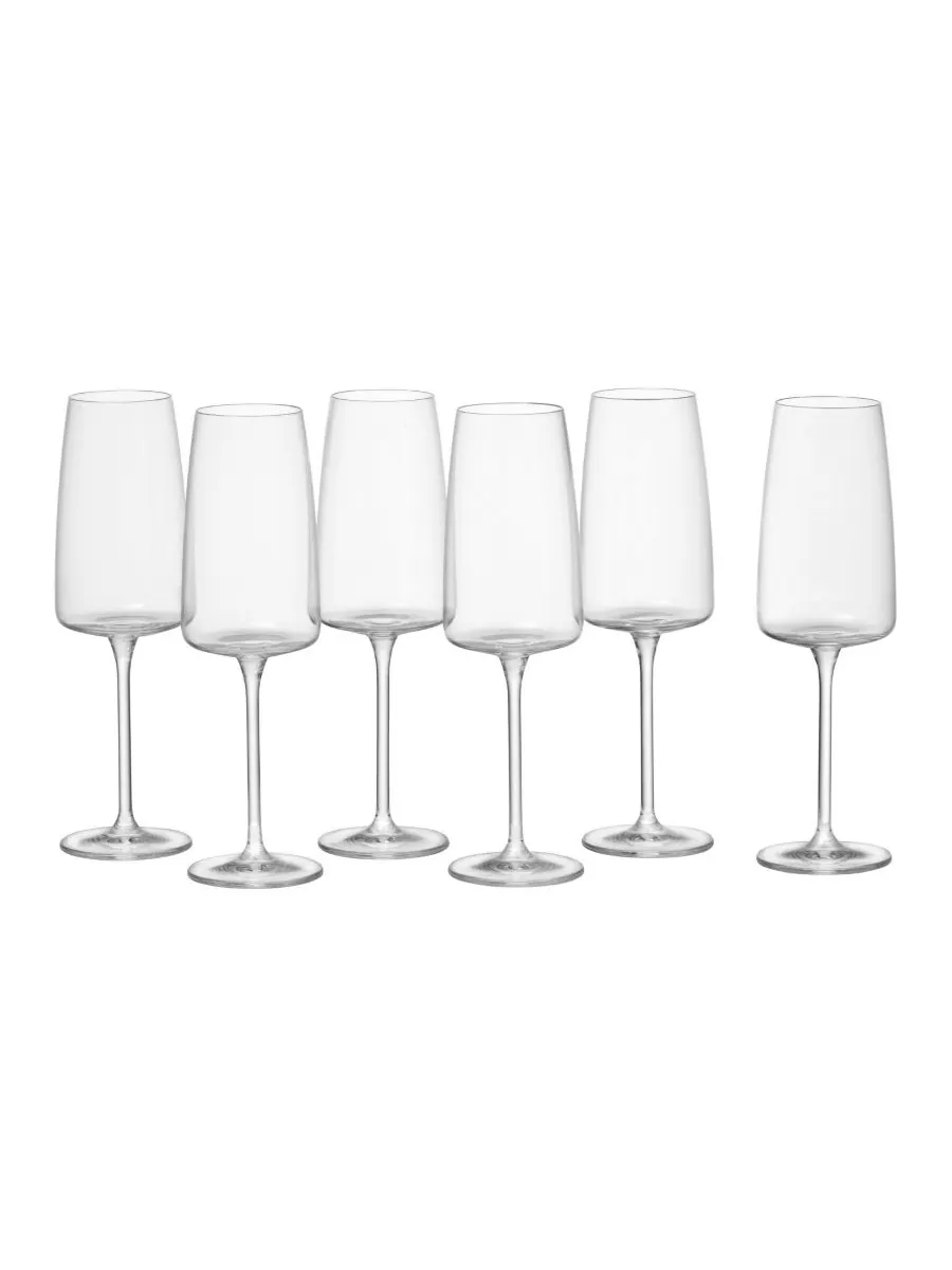 Набор из 6 бокалов для шампанского Sensa объемом 13,1 унции Zwiesel Glas — изображение 1 из 10, прозрачный