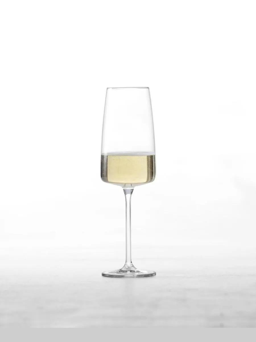 Набор из 6 бокалов для шампанского Sensa объемом 13,1 унции Zwiesel Glas — изображение 3 из 10, прозрачный