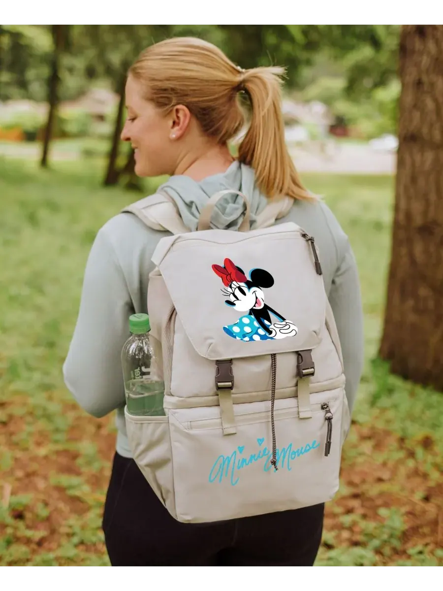 Рюкзак-холодильник Disney Minnie Mouse Tarana на 14 бутылок Oniva — изображение 2 из 7, серый