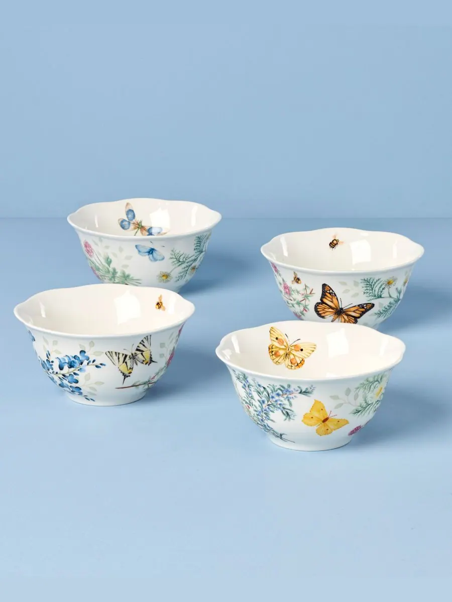 Набор посуды Butterfly Meadow Herbs, 12 предметов, на 4 персоны Lenox — изображение 7 из 7, мульти