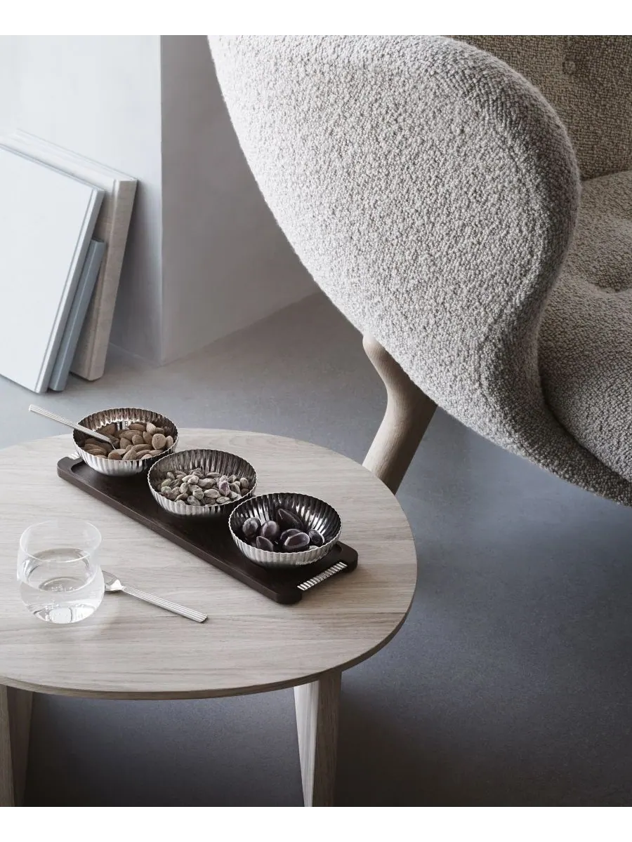 Набор посуды Bernadotte: миска и поднос, 4 предмета Georg Jensen — изображение 2 из 3, коричневый