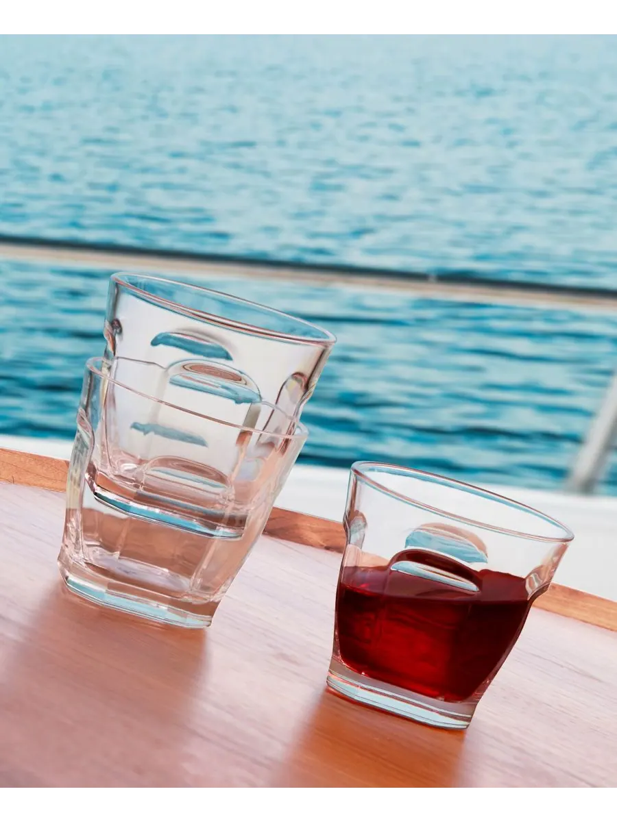 Набор из 4 нескользящих многофункциональных стаканов Ahoy Nude Glass — изображение 4 из 4, прозрачный