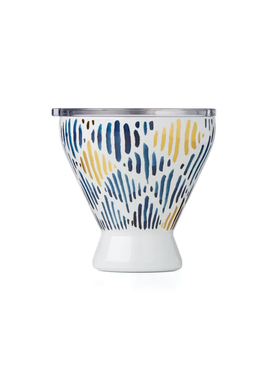 Коктейльный бокал Blue Bay из нержавеющей стали Lenox, цвет ikat