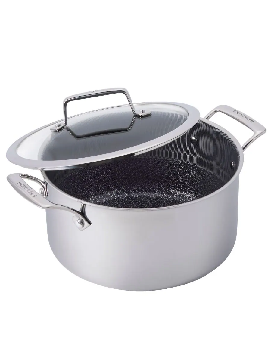 Набор посуды JA Henckels Paradigm Ceramic Stainless Steel из 10 предметов, обеспечивающий двойную — изображение 7 из 9