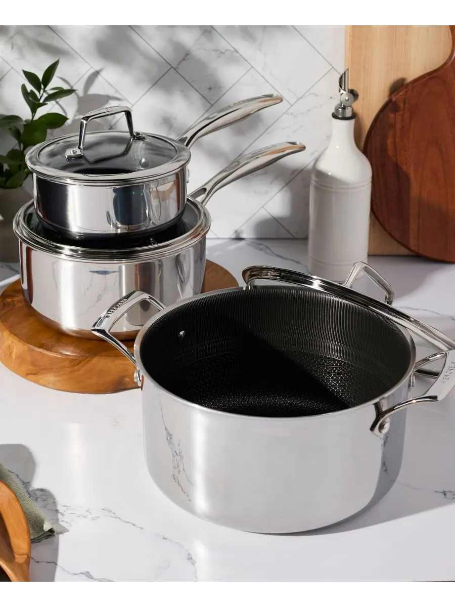 Набор посуды JA Henckels Paradigm Ceramic Stainless Steel из 10 предметов, обеспечивающий двойную — изображение 9 из 9