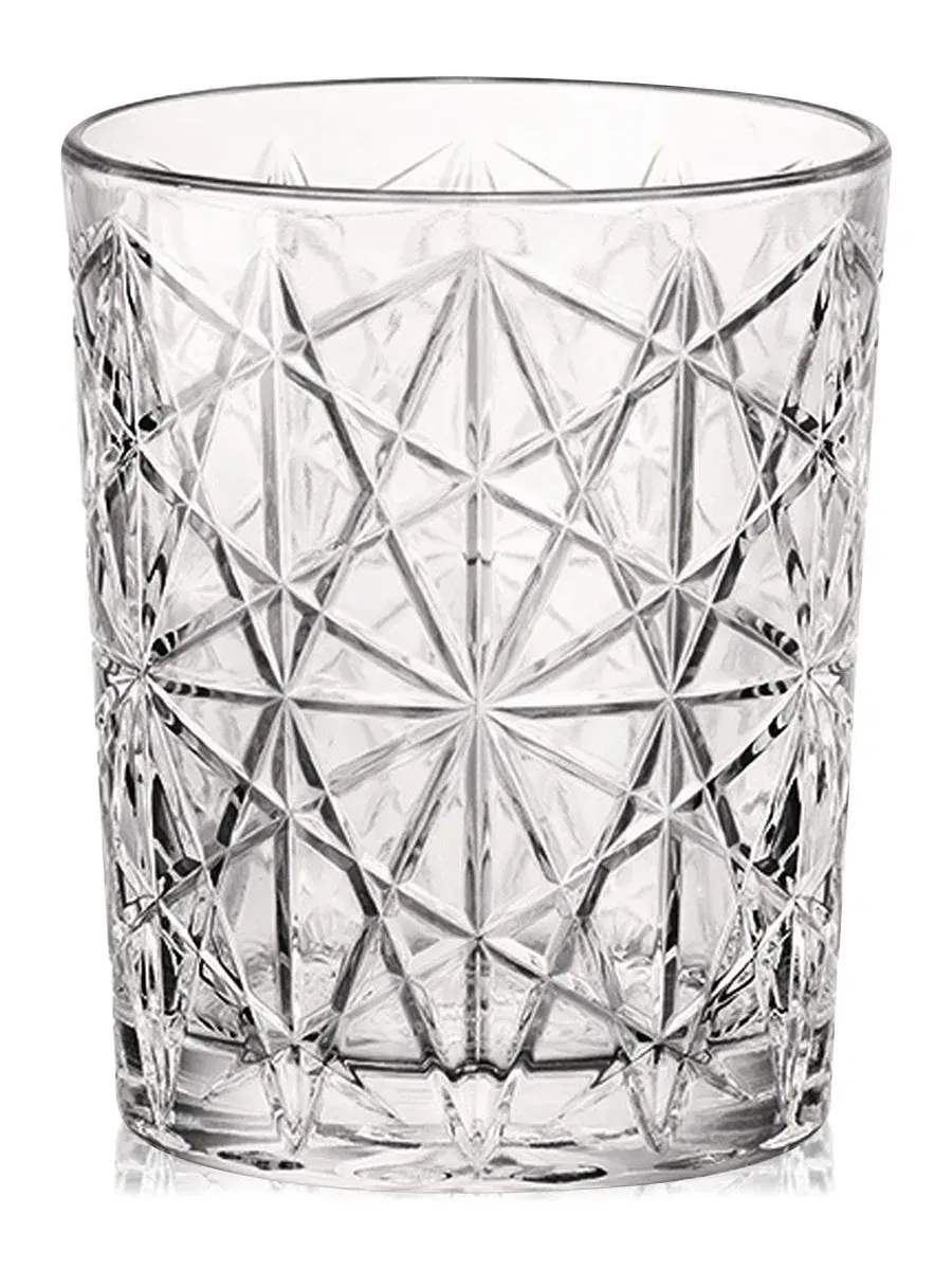Набор из 4 бокалов для коктейля "Олд Фэшн" Lounge Double Old Fashioned Bormioli Rocco — изображение 2 из 2, прозрачный