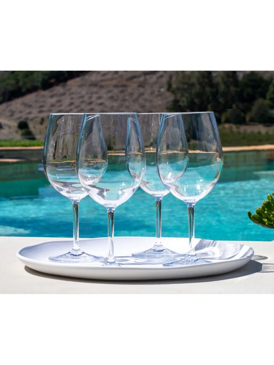 Набор бокалов Montana Goblet объемом 22 унции (555 мл), 4 штуки Abode Homewares — изображение 3 из 3, прозрачный