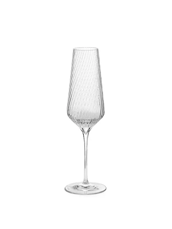 Бокалы Swirl Flute, набор из 2 шт. Vera Wang Wedgwood — изображение 2 из 4, прозрачный