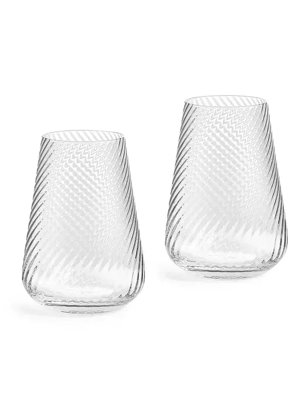 Стакан Swirl Highball, набор из 2 шт. Vera Wang Wedgwood — изображение 1 из 4, прозрачный