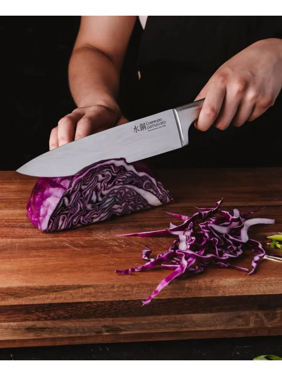 Поварской нож Damashiro 8 дюймов Cuisine::pro, — изображение 4 из 4, нет цвета