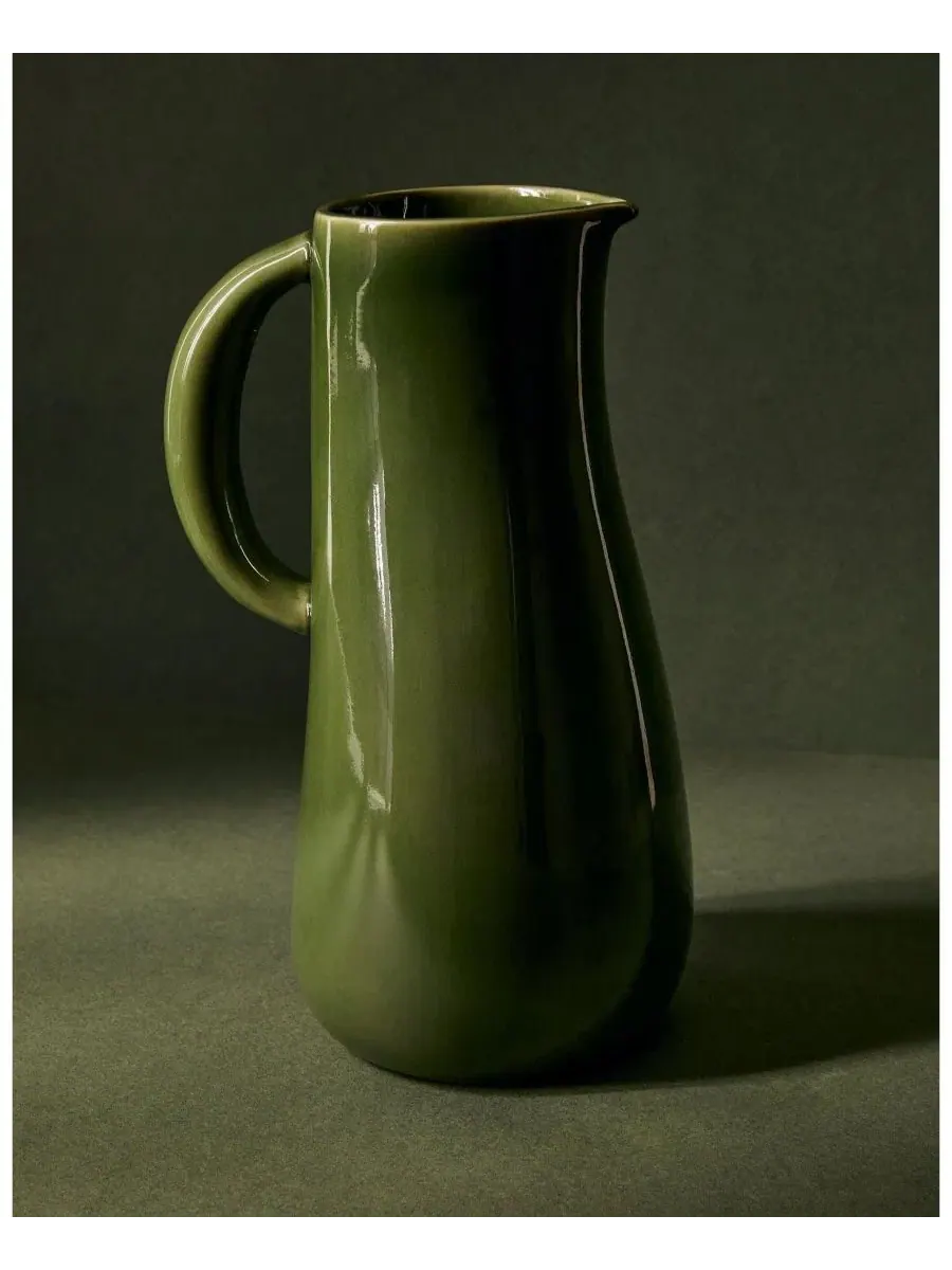Кувшин из керамогранита Dadasi 50 Oz Gharyan Stoneware — изображение 3 из 3, зеленый