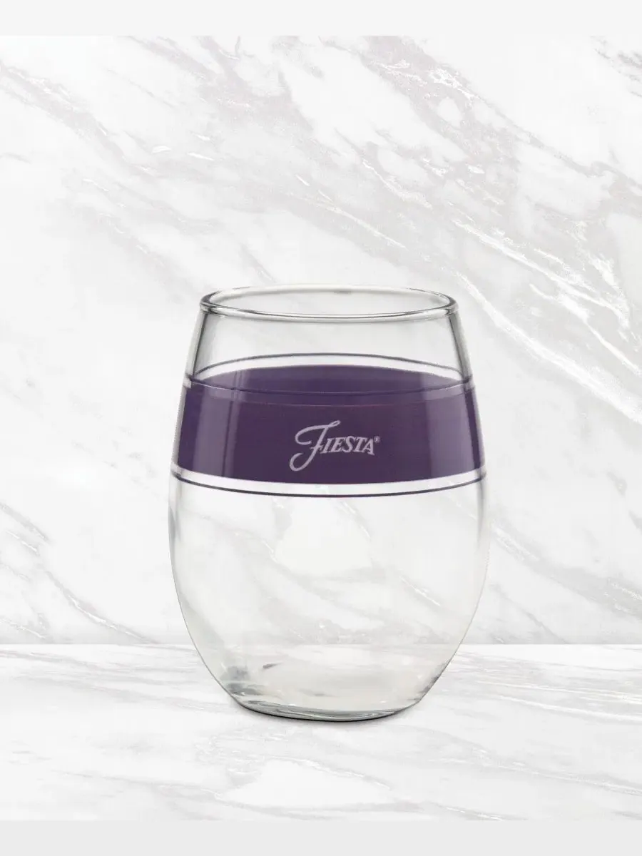 Набор из 4 бокалов для вина без ножки Lavender Frame Fiesta — изображение 3 из 3, фиолетовый