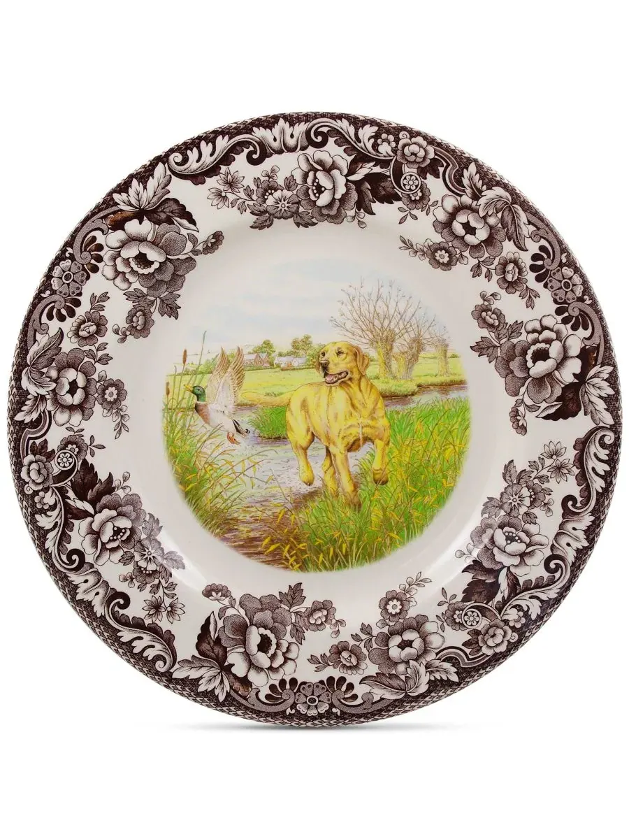 Тарелка обеденная Woodland Yellow Lab Spode