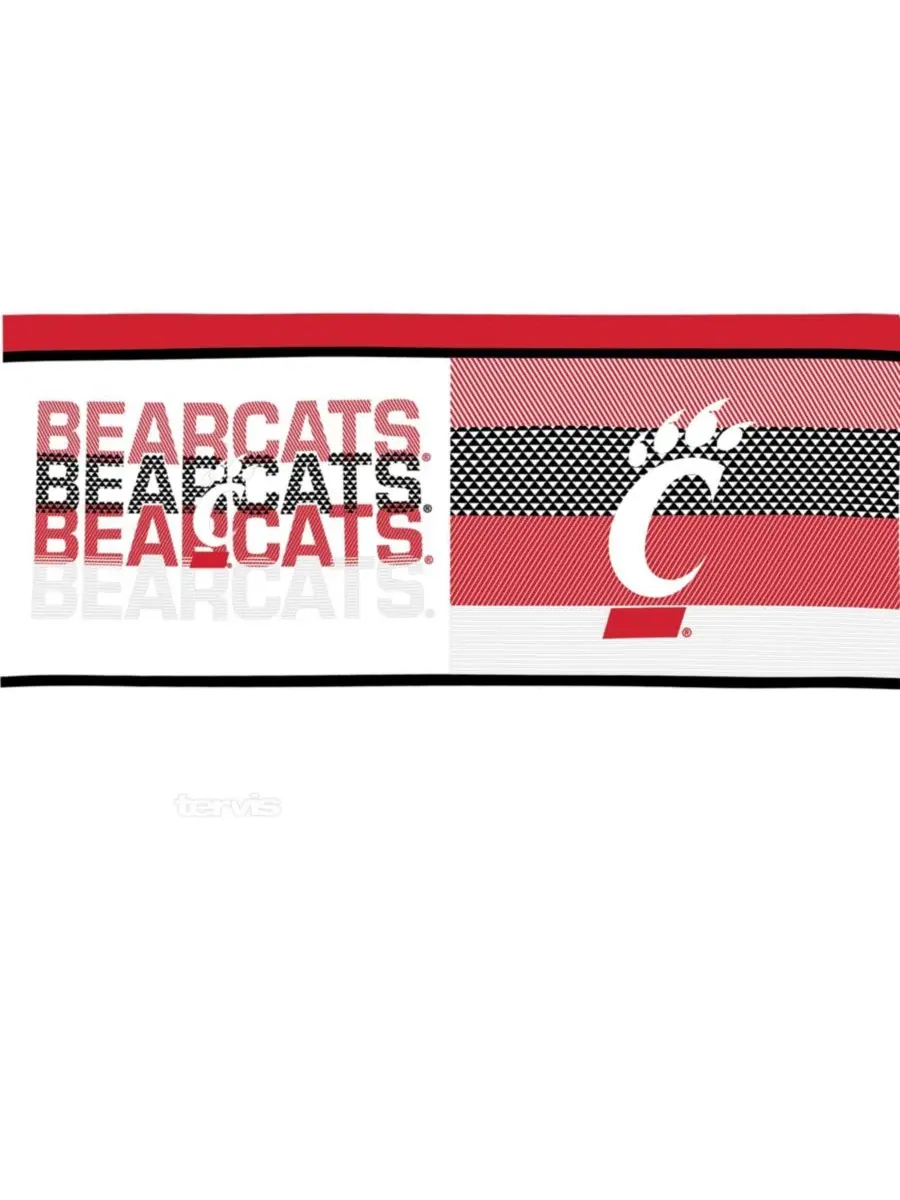 Набор из 4 стаканов Tervis Cincinnati Bearcats, 16 унций, с термоизоляцией, Emblem, Hype Stripes — изображение 5 из 5