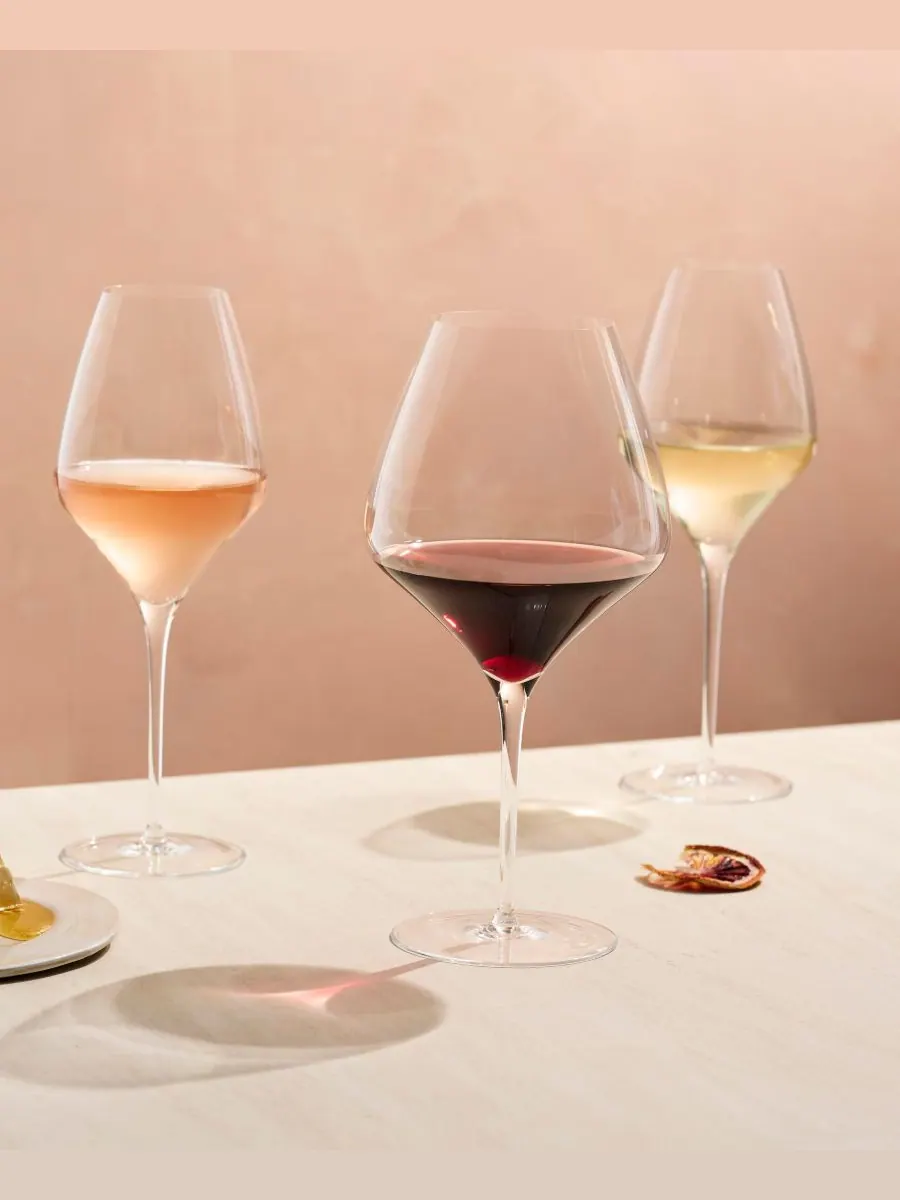 Набор из 2 бутылок бургундского вина Alloro ручной работы Alloro Zwiesel Glas — изображение 6 из 6, прозрачный