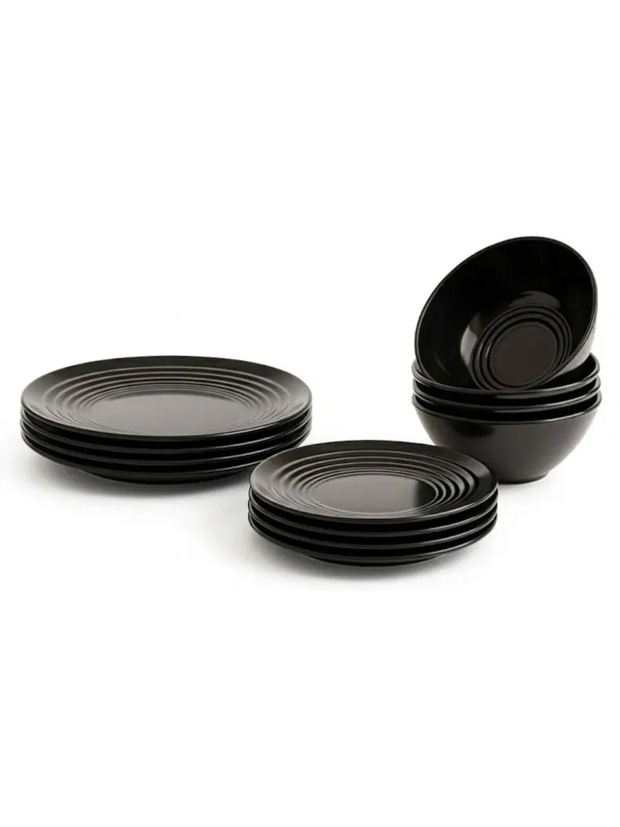 Набор посуды Barro NewWave Melamine, 12 предметов, сервировка на 4 персоны Abode Homewares