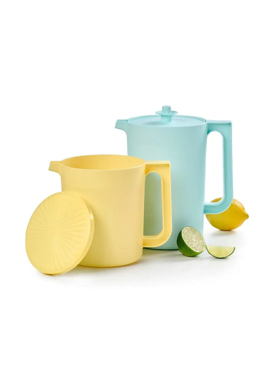 Набор винтажных кувшинов Heritage объемом 1,5 и 2 л (2 шт.) Tupperware — изображение 6 из 8, мульти