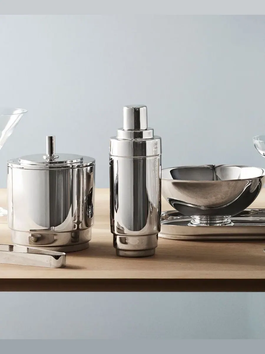 Шейкер для коктейля «Манхэттен» Georg Jensen — изображение 2 из 3, серебряный