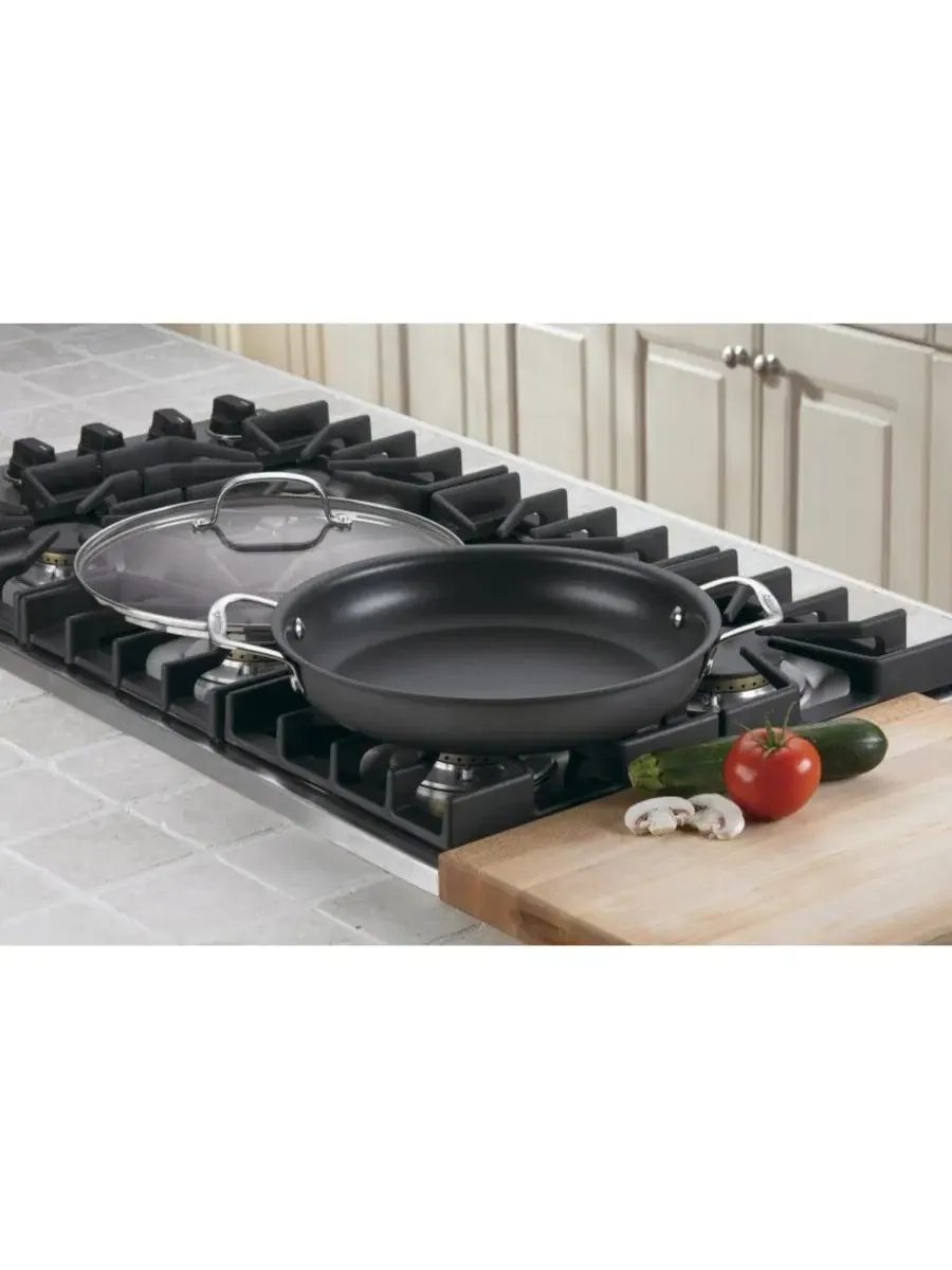 Сковорода Cuisinart Chefs Classic Hard Anodized 30 см с крышкой, Everyday Pan — изображение 2 из 2, нет цвета