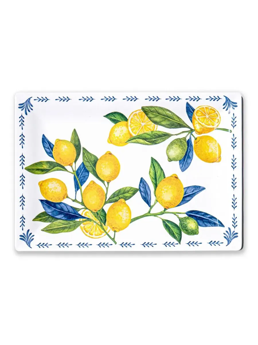 Прямоугольный сервировочный поднос Lemon Orchard Abode Homewares