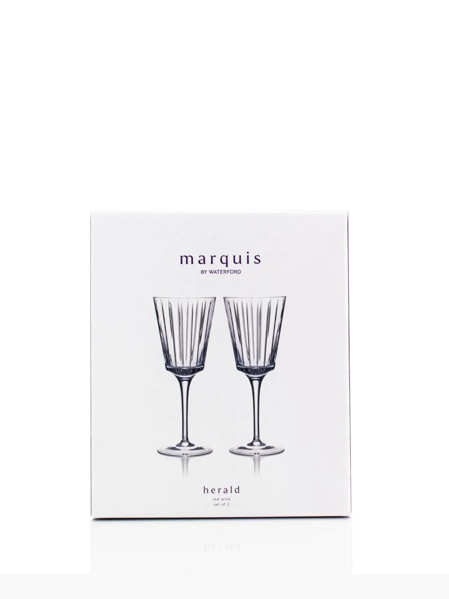 Набор из 2 бокалов для красного вина Herald, Marquis by Waterford — изображение 4 из 4, прозрачный
