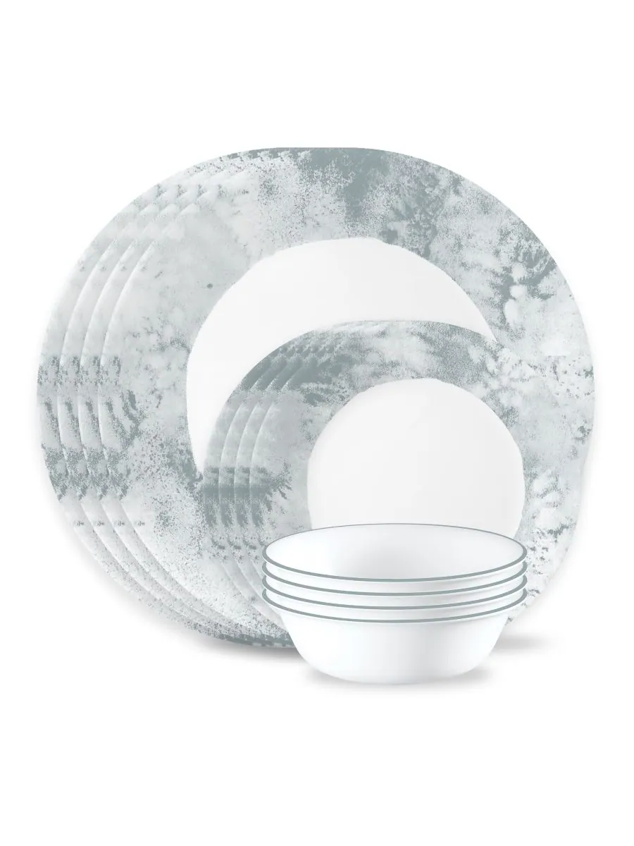 Набор посуды Salt Wash, 12 предметов, на 4 персоны Corelle — белый
