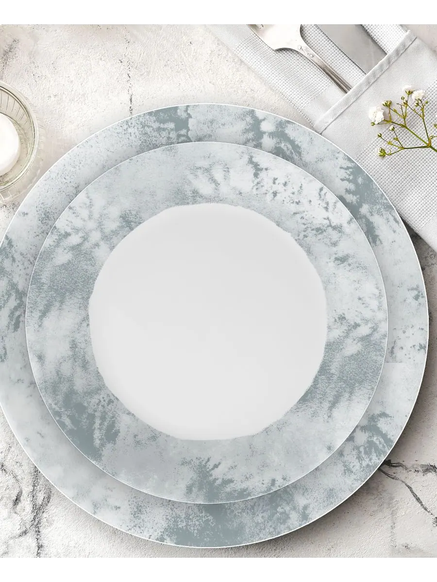 Набор посуды Salt Wash, 12 предметов, на 4 персоны Corelle — изображение 4 из 6, белый