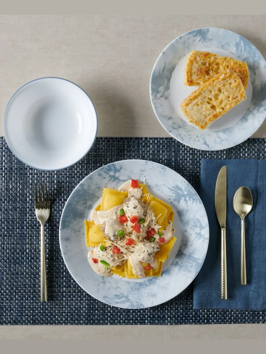 Набор посуды Salt Wash, 12 предметов, на 4 персоны Corelle — изображение 6 из 6, белый