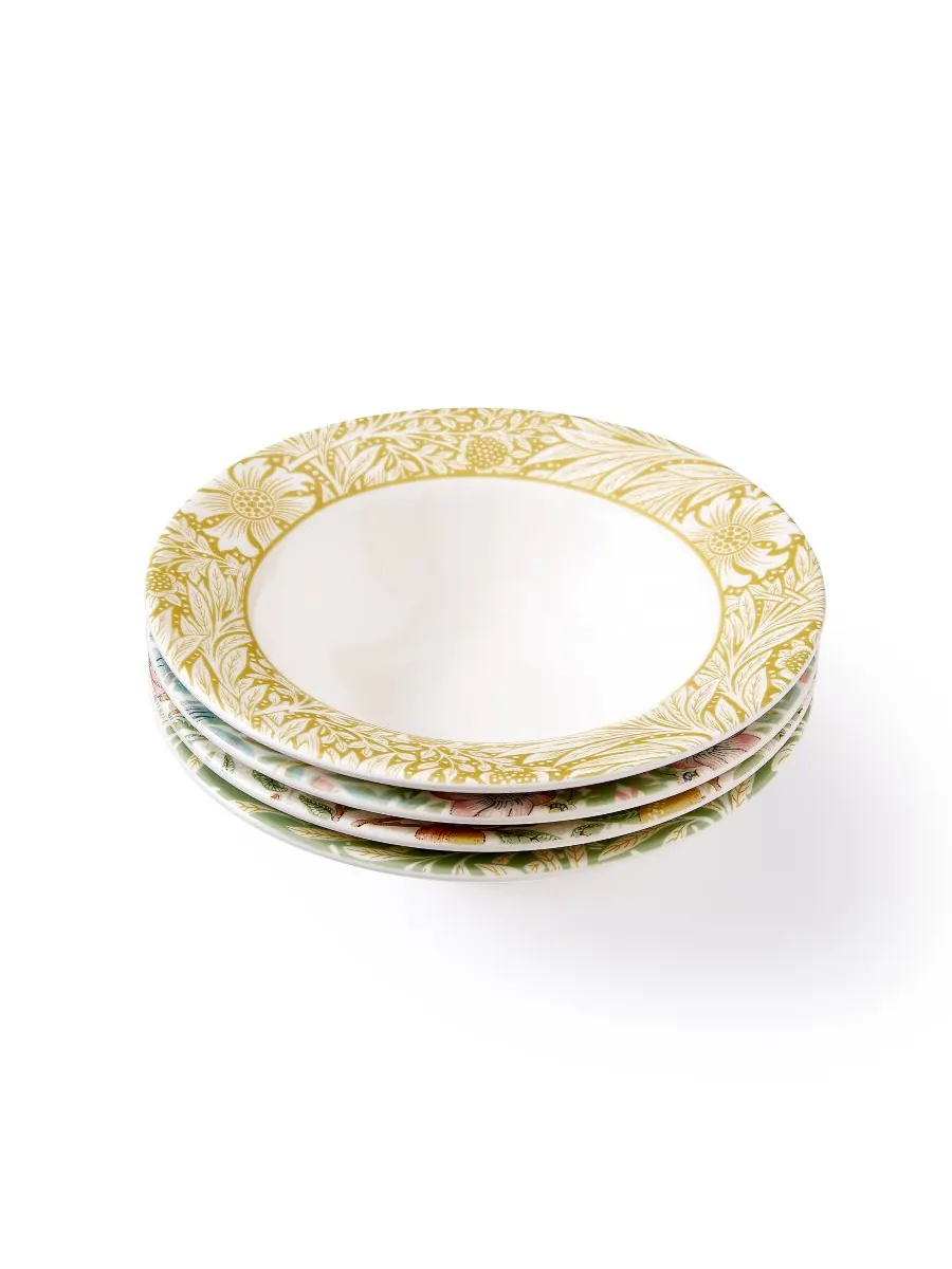 Набор из 4 мисок для хлопьев Morris & Co Spode — изображение 9 из 10, мульти