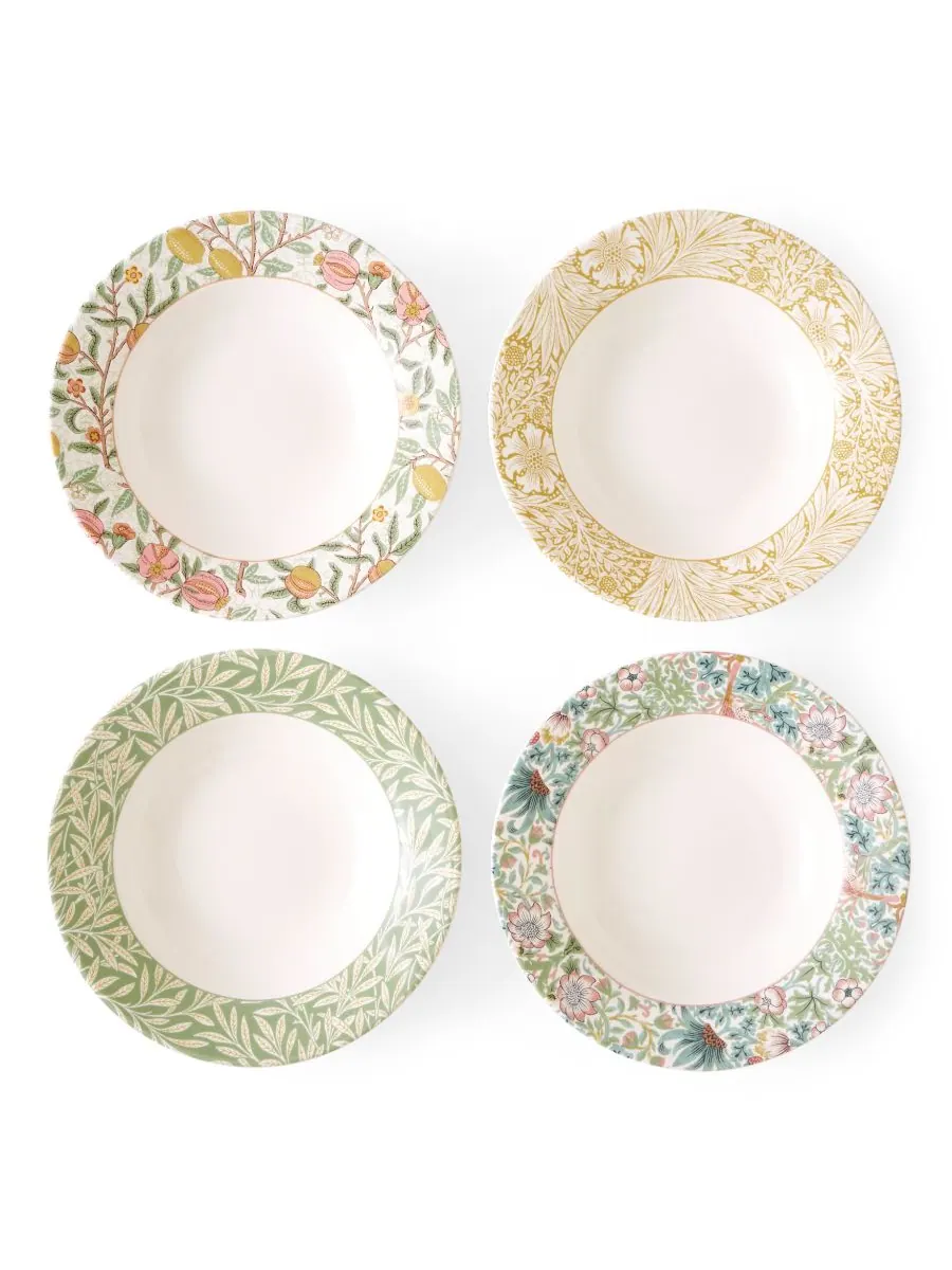 Набор из 4 тарелок для пасты Morris & Co Spode