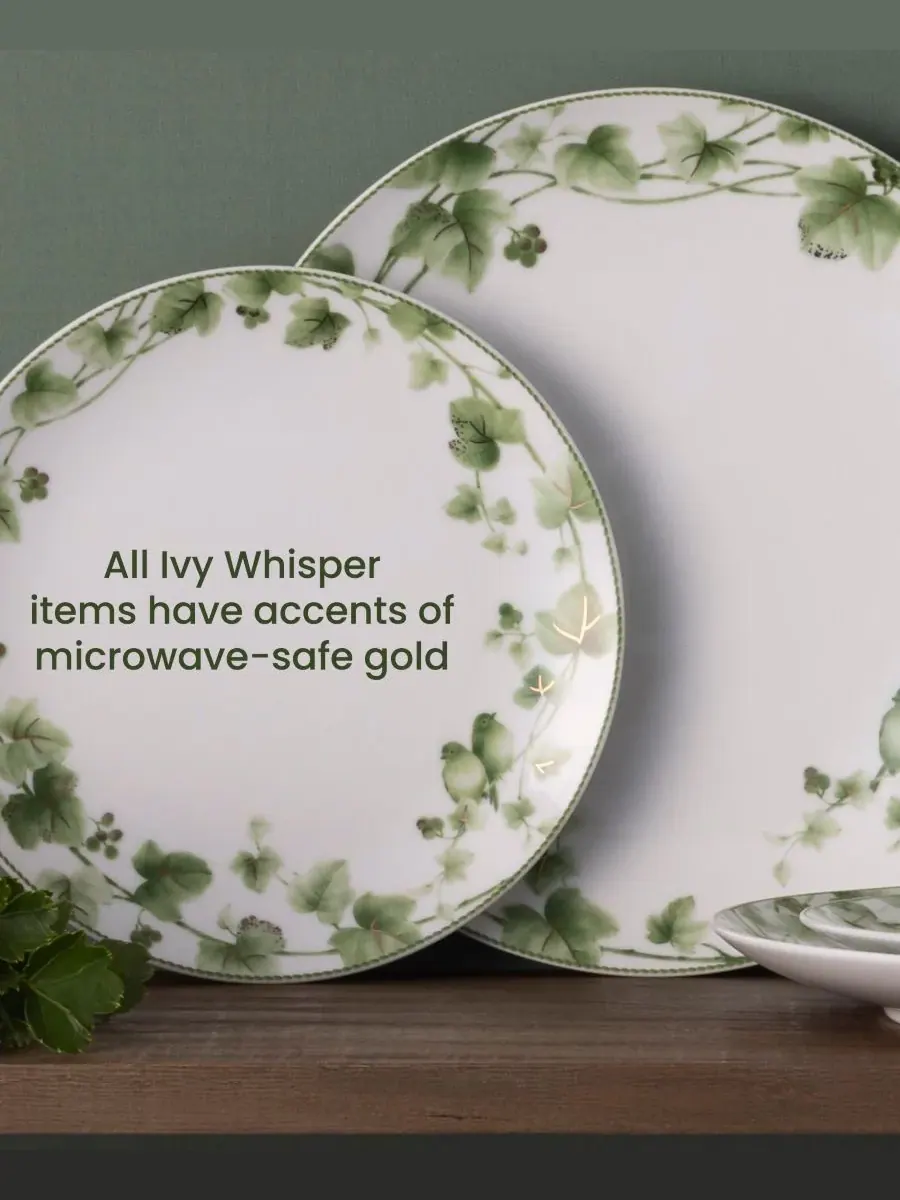 Овальное блюдо Noritake Ivy Whisper с рисунком 37 см — изображение 10 из 10, зеленый