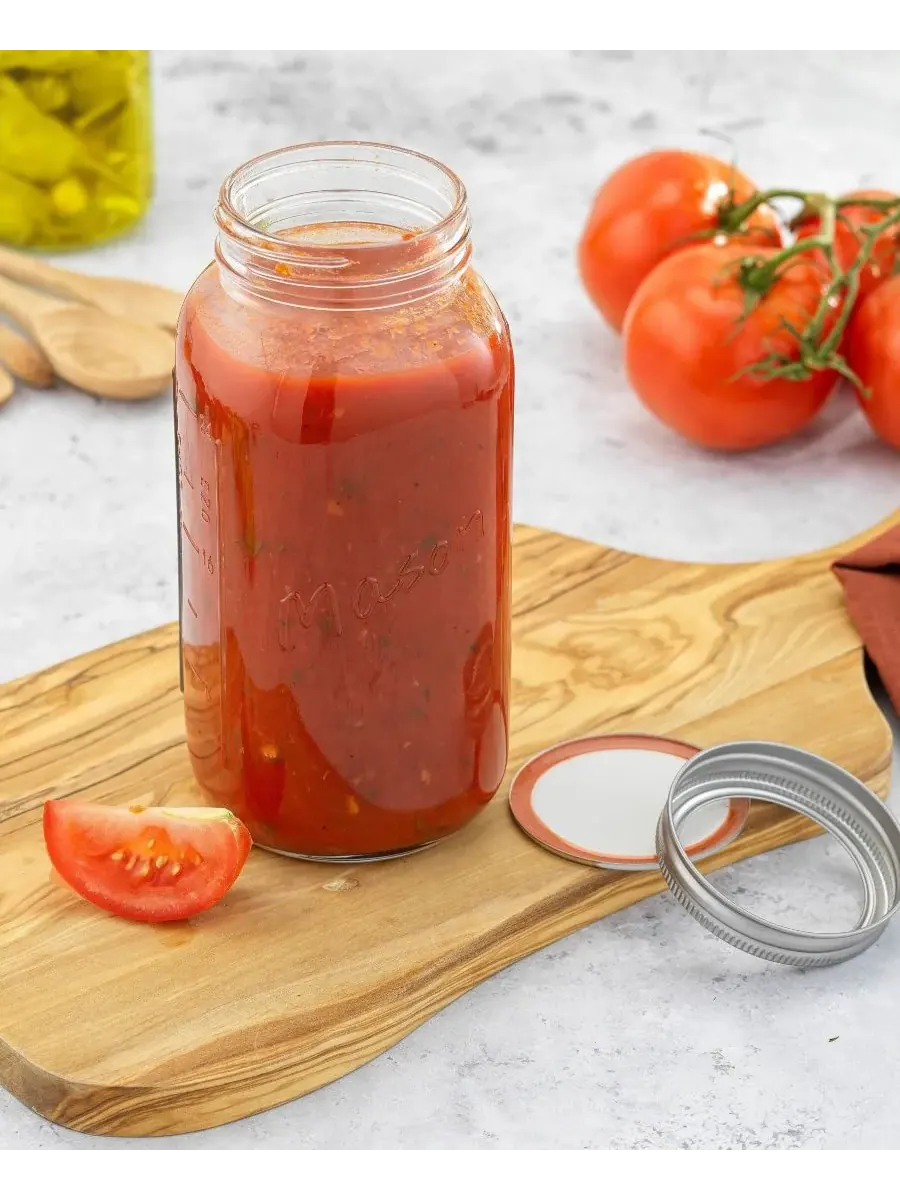 Стандартный набор из 6 банок Mason Jar с герметичными крышками Joyjolt — изображение 6 из 10, прозрачный