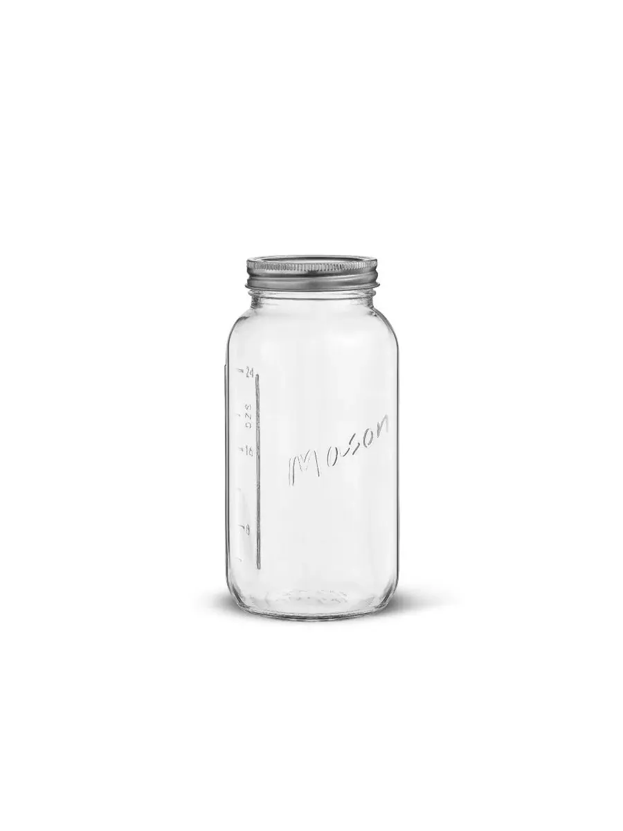 Стандартный набор из 6 банок Mason Jar с герметичными крышками Joyjolt — изображение 10 из 10, прозрачный