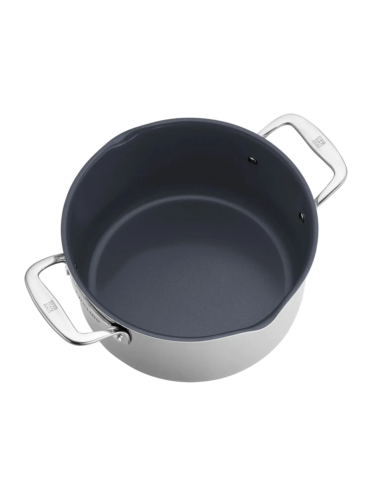 Кастрюля Zwilling Clad CFX Ceramic, 5,7 л, 24 см — изображение 3 из 6, серебристый