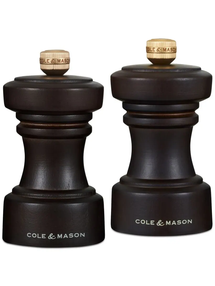 Набор мельниц для соли и перца Hoxton 4" Cole & Mason — изображение 1 из 3, коричневый