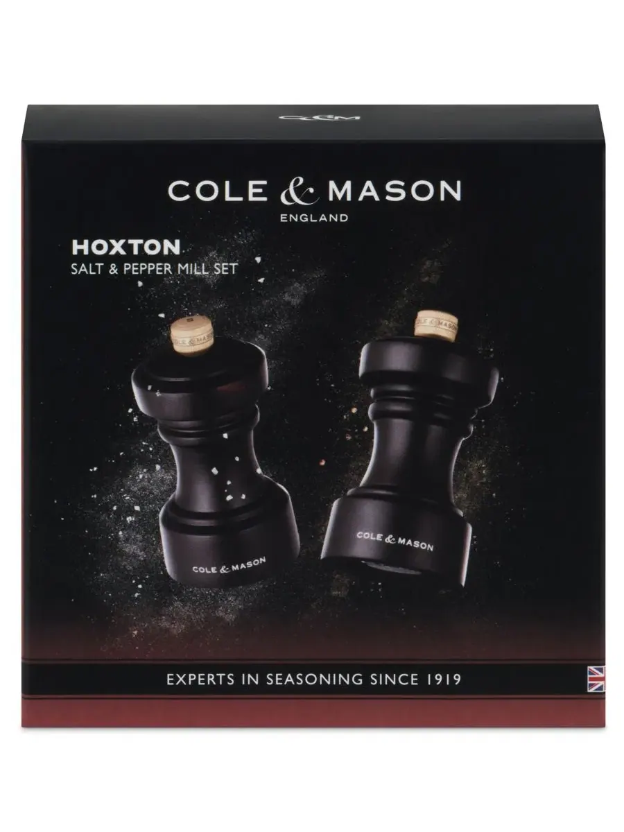 Набор мельниц для соли и перца Hoxton 4" Cole & Mason — изображение 2 из 3, коричневый
