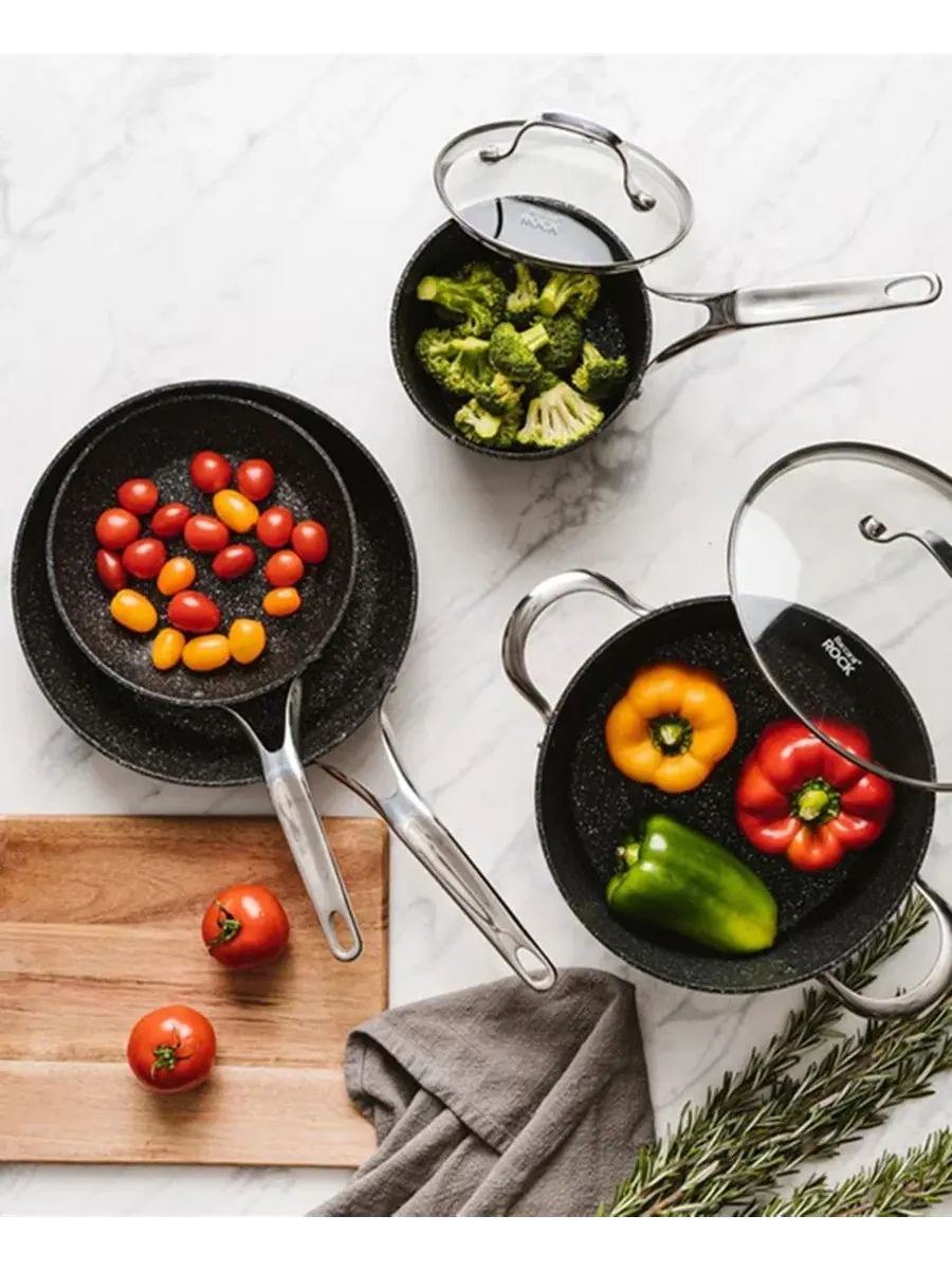 Набор из 6 предметов из литого алюминия IRONROC Cuisine::Pro — изображение 2 из 4, черный