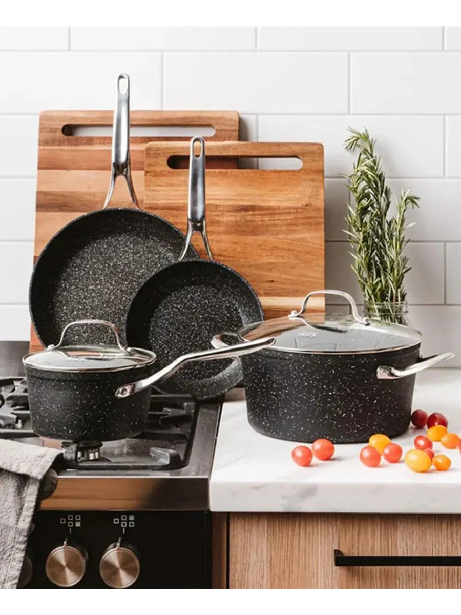 Набор из 6 предметов из литого алюминия IRONROC Cuisine::Pro — изображение 3 из 4, черный