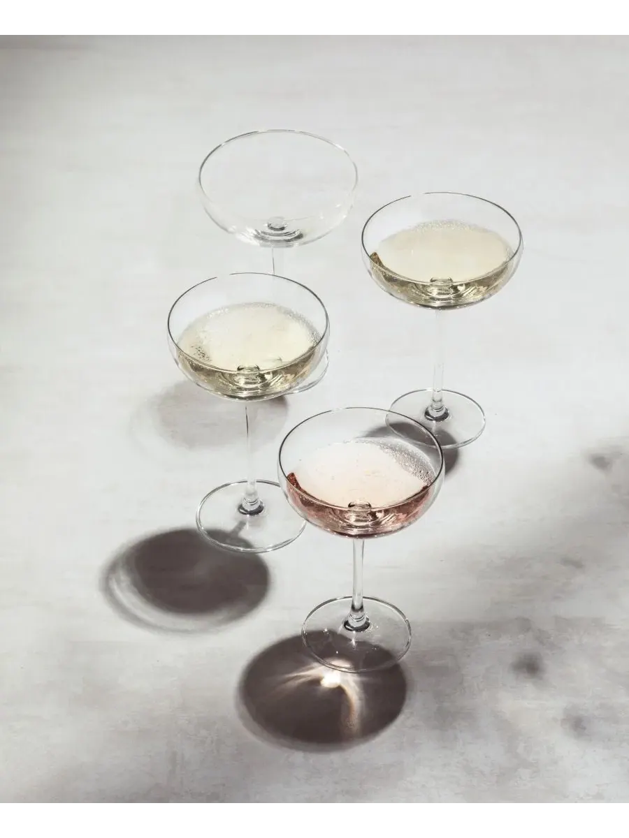 Набор из 4 бокалов для шампанского, 9.5 унций, с широкой чашей Zwiesel Glas — изображение 3 из 7, прозрачный