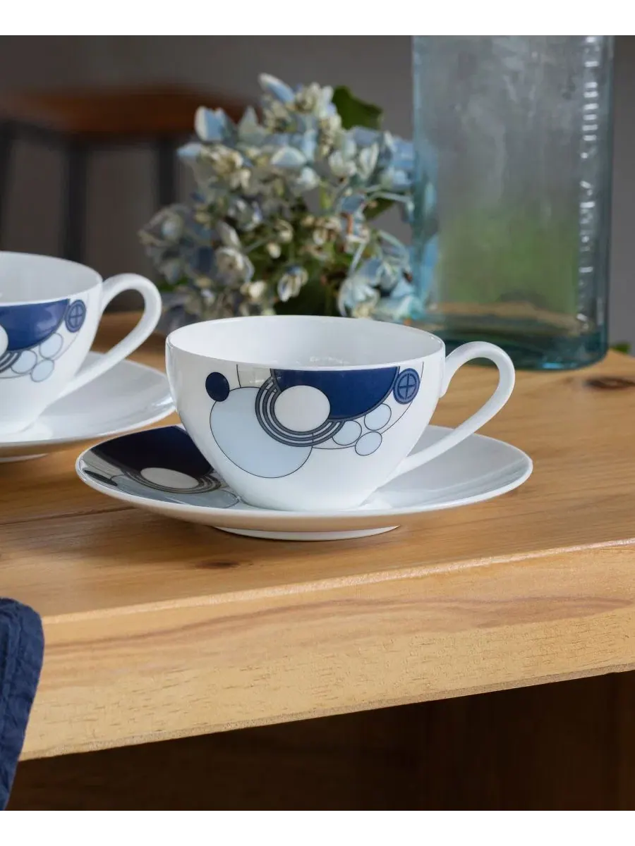 Набор посуды Frank Lloyd Wright Dinnerware Collection Noritake — изображение 4 из 7, синий