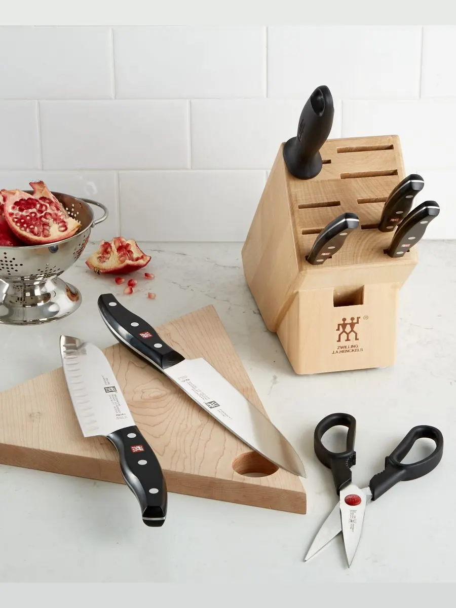 Набор кухонных ножей в блоке Zwilling Twin Signature, 8 предметов — изображение 2 из 3, нет цвета