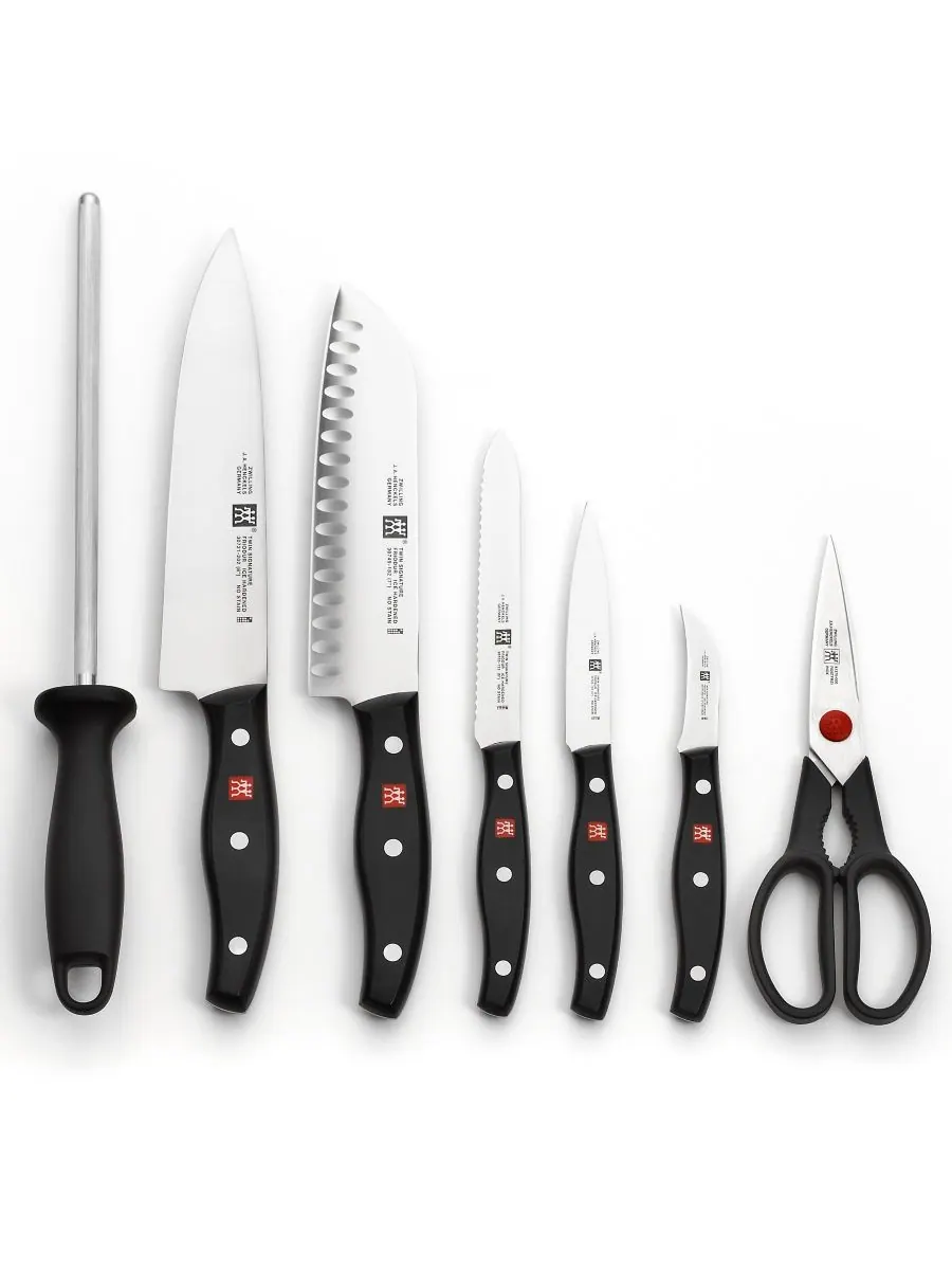 Набор кухонных ножей в блоке Zwilling Twin Signature, 8 предметов — изображение 3 из 3, нет цвета
