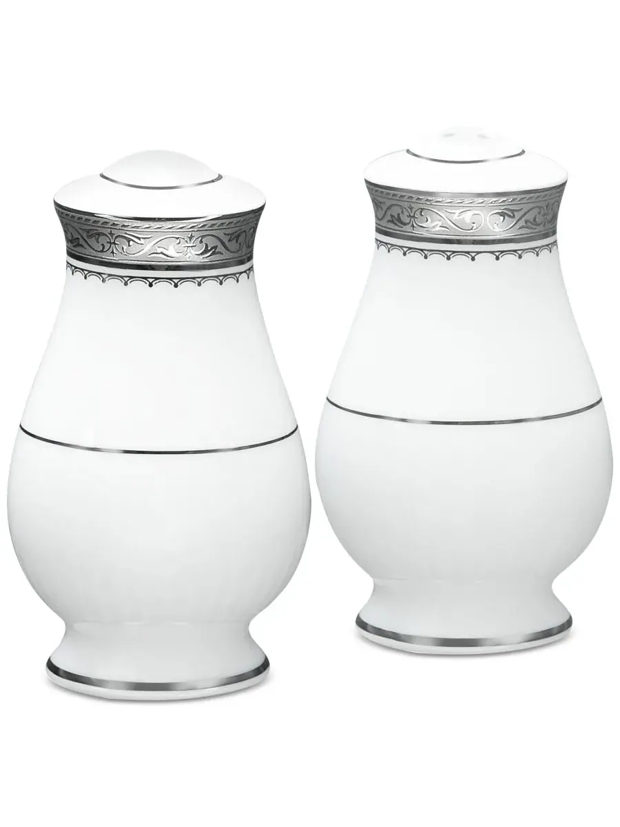 Набор из солонки и перечницы Noritake из коллекции Odessa Platinum 2 шт
