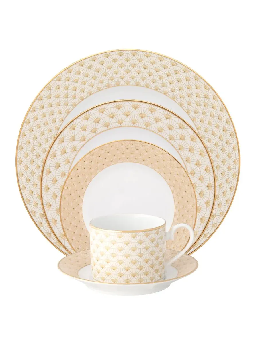 Набор посуды из 5 предметов Noritake Trocadero Gold