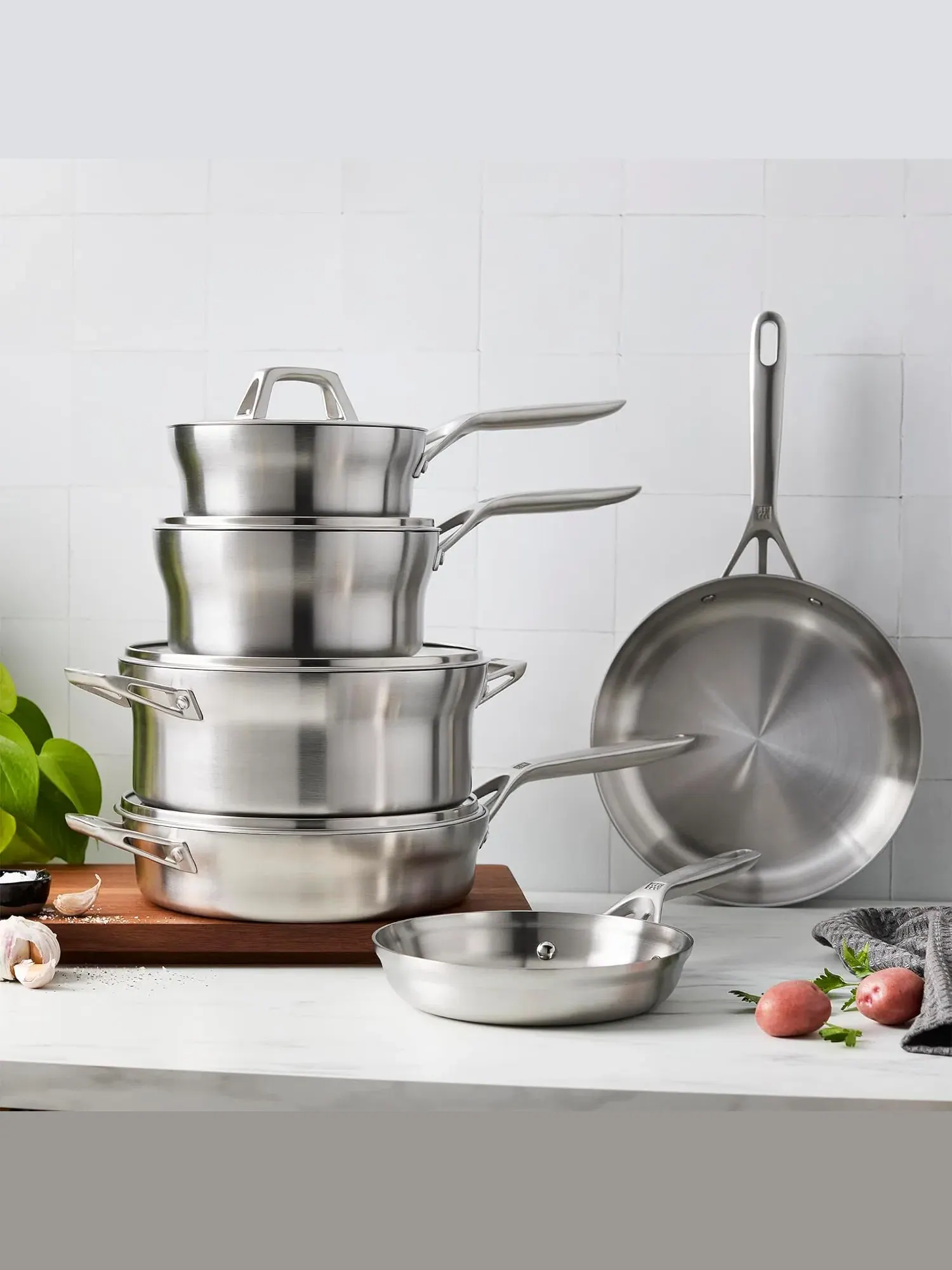 Набор посуды Zwilling Motion Stainless Steel, 10 предмета — изображение 5 из 5, серебристый