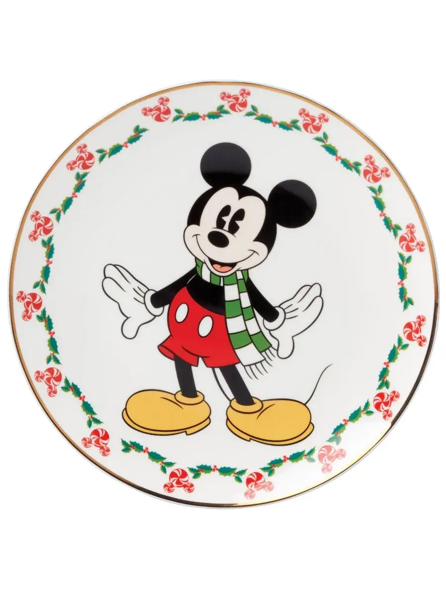 Набор десертных тарелок Disney Holiday, 12 предметов, сервировка на 4 персоны Lenox — изображение 2 из 12, мульти